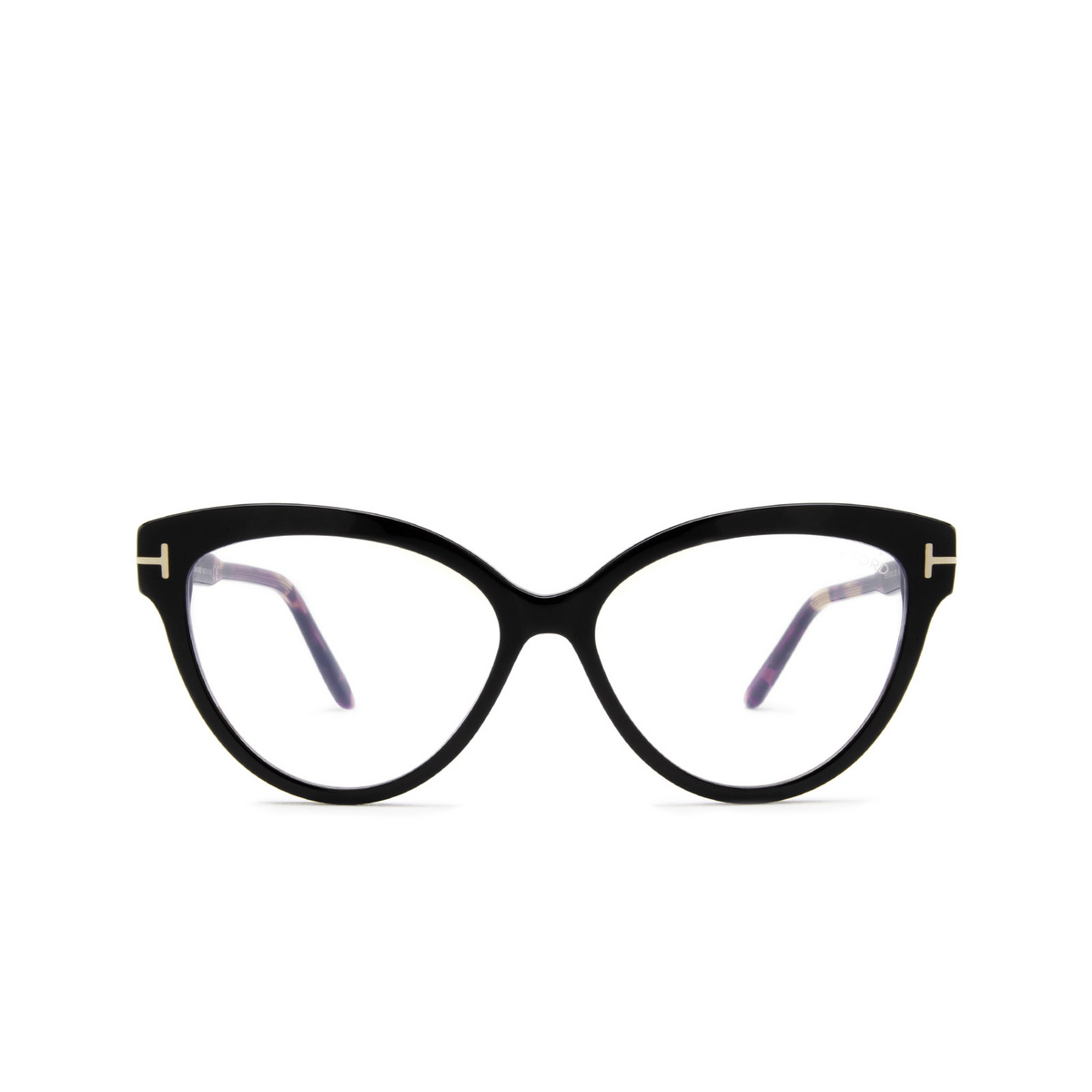 Tom Ford FT5763-B Eyeglasses 005 Black - front view