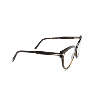 Tom Ford FT5763-B Korrektionsbrillen 052 dark havana - Dreiviertelansicht