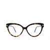 Gafas graduadas Tom Ford FT5763-B 052 dark havana - Miniatura del producto 1/4