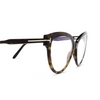 Tom Ford FT5763-B Korrektionsbrillen 052 dark havana - Produkt-Miniaturansicht 3/4
