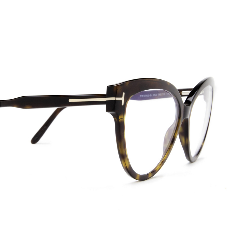 Tom Ford FT5763-B Eyeglasses 052 dark havana - 3/4