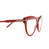 Tom Ford FT5763-B Eyeglasses 077 fucsia - product thumbnail 3/4
