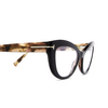 Gafas graduadas Tom Ford FT5765-B 005 black & havana - Miniatura del producto 3/4