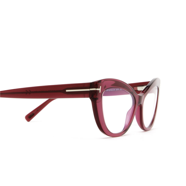Tom Ford FT5765-B Eyeglasses 077 fuchsia - 3/4