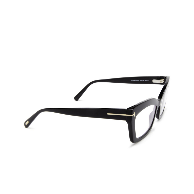 Gafas graduadas Tom Ford FT5766-B 001 black - 2/4