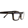 Tom Ford FT5766-B Korrektionsbrillen 052 dark havana - Produkt-Miniaturansicht 3/4
