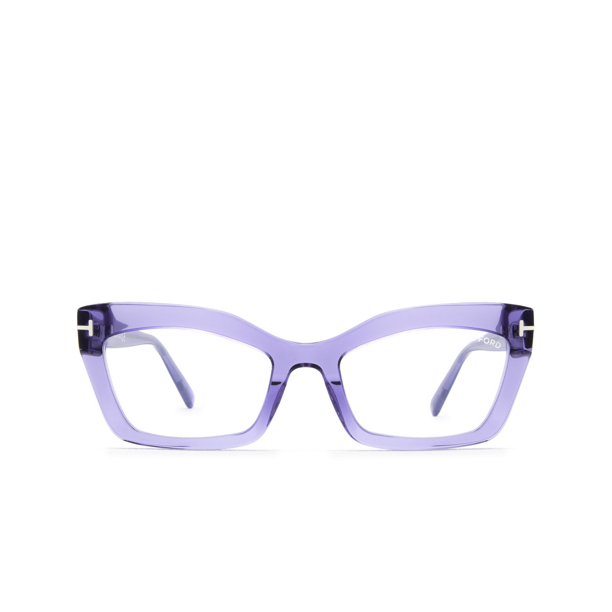 Tom Ford FT5766-B Eyeglasses 078 Lilac - front view