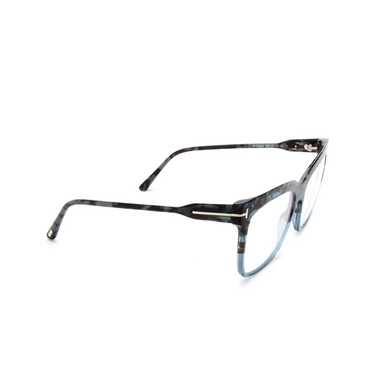 Tom Ford FT5768-B Korrektionsbrillen 056 havana - Dreiviertelansicht
