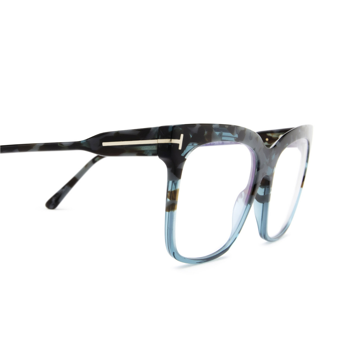 Tom Ford FT5768-B Eyeglasses 056 Havana - product thumbnail 3/4