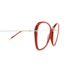 Tom Ford FT5769-B Eyeglasses 077 fuxia - product thumbnail 3/4