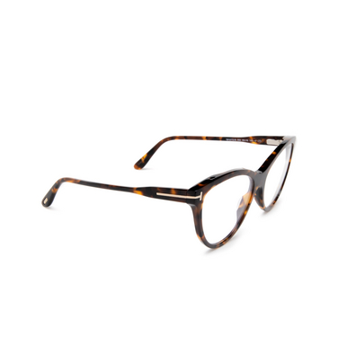 Tom Ford FT5772-B Korrektionsbrillen 052 dark havana - Dreiviertelansicht
