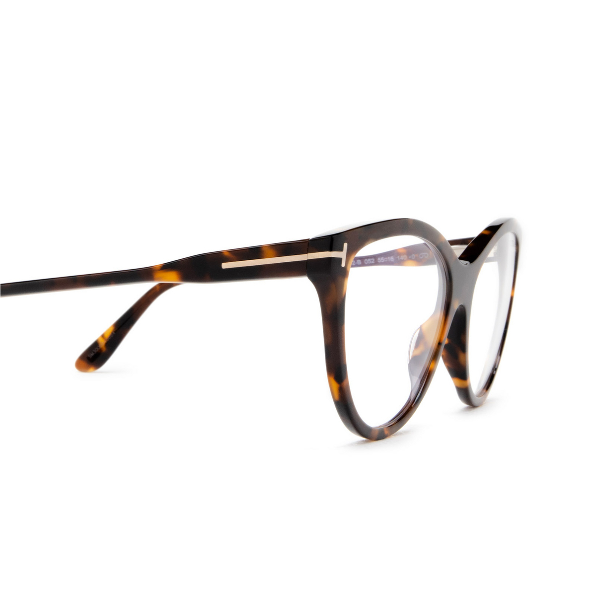 Tom Ford FT5772-B Eyeglasses 052 Dark Havana - 3/9