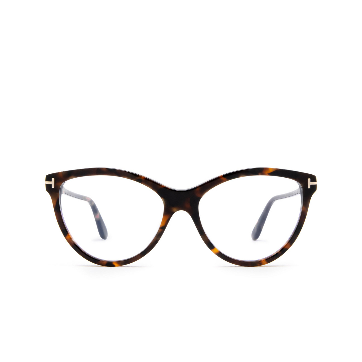 Tom Ford FT5772-B Eyeglasses 052 Dark Havana - front view