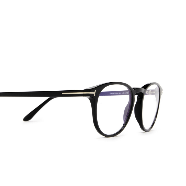 Tom Ford FT5803-B Eyeglasses 001 black - 3/4