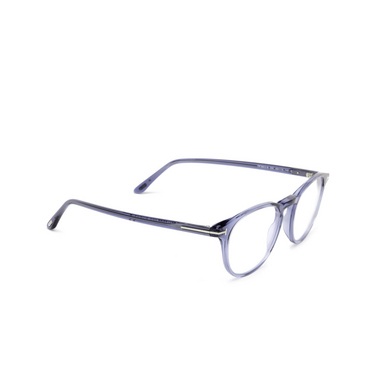 Tom Ford FT5803-B Korrektionsbrillen 090 blue - Dreiviertelansicht