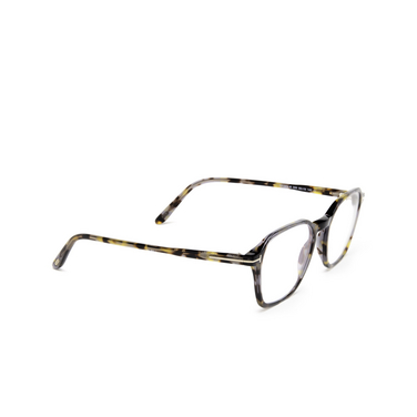 Tom Ford FT5804-B Eyeglasses 055 colored havana - three-quarters view