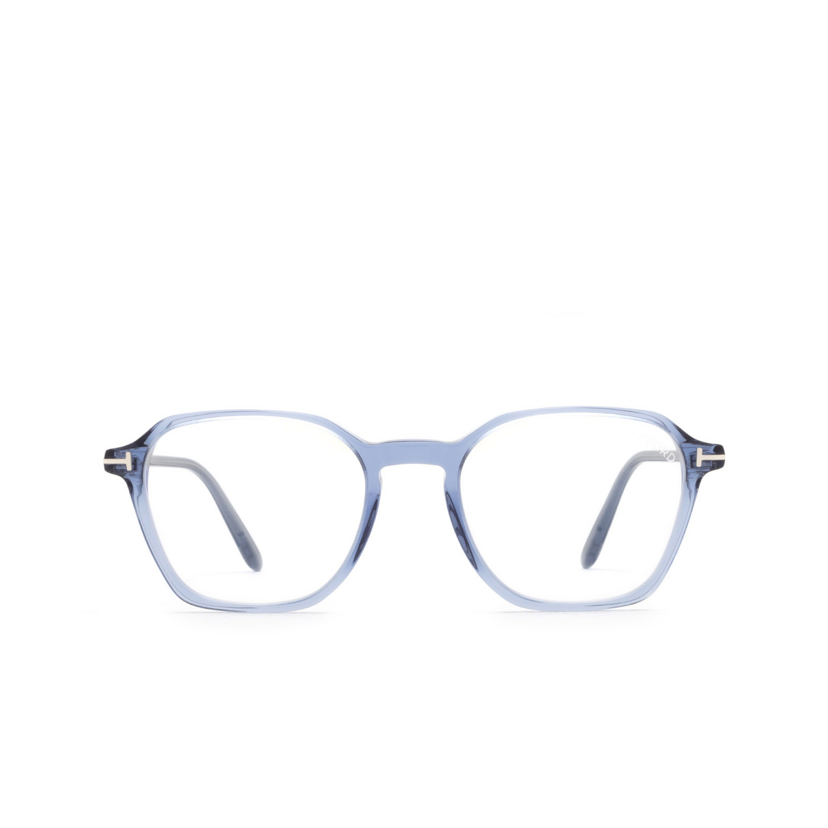 Tom Ford® Square Eyeglasses: FT5804-B color 090 Blue - front view