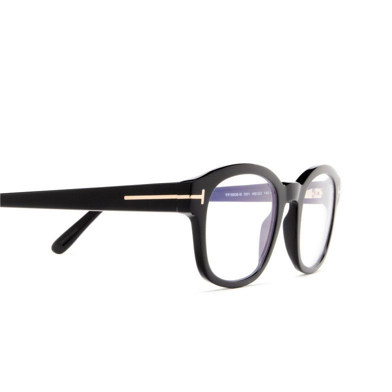 Tom Ford FT5808-B Eyeglasses 001 black - 3/4