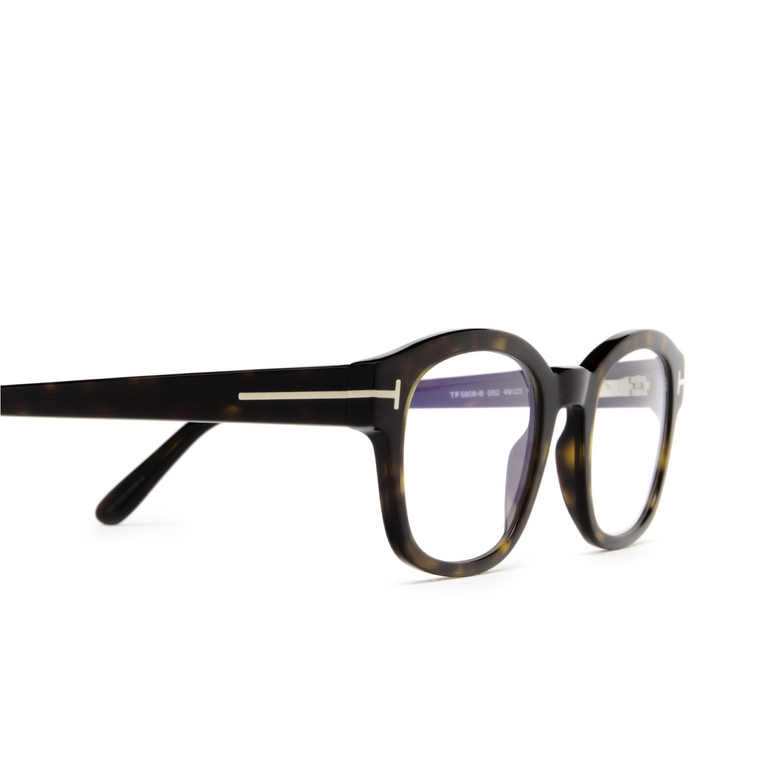 Tom Ford FT5808-B Eyeglasses 052 dark havana - 3/4