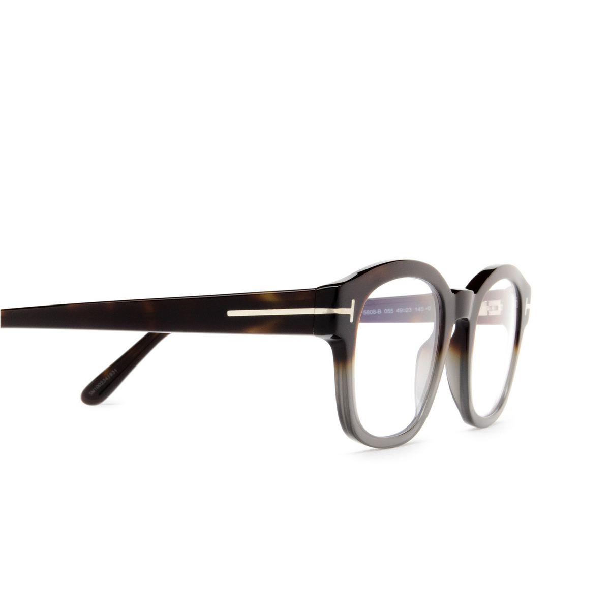Tom Ford FT5808-B Eyeglasses 055 Coloured Havana - product thumbnail 3/4
