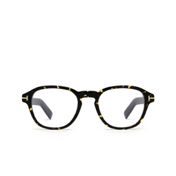 Tom Ford® Square Eyeglasses: FT5821-B color 055 Colored Havana 
