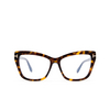 Gafas graduadas Tom Ford FT5826-B 052 dark havana - Miniatura del producto 1/4