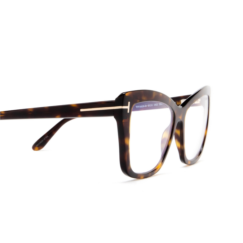 Tom Ford FT5826-B Eyeglasses 052 dark havana - 3/4