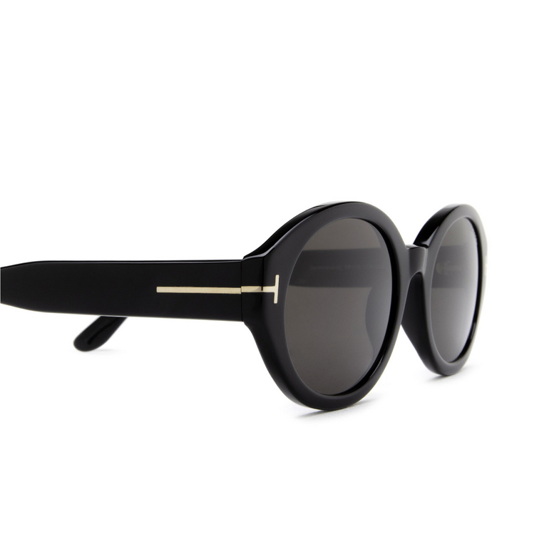 Tom Ford GENEVIEVE-02 Sunglasses 01A black - 3/4