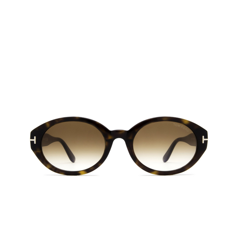 Tom Ford GENEVIEVE-02 Sunglasses 52F dark havana - 1/4
