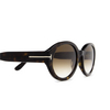 Tom Ford GENEVIEVE-02 Sunglasses 52F dark havana - product thumbnail 3/4