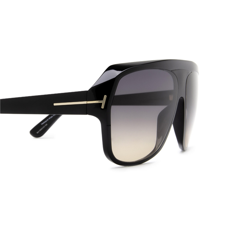 Tom Ford HAWKINGS-02 Sunglasses 01B black - 3/4
