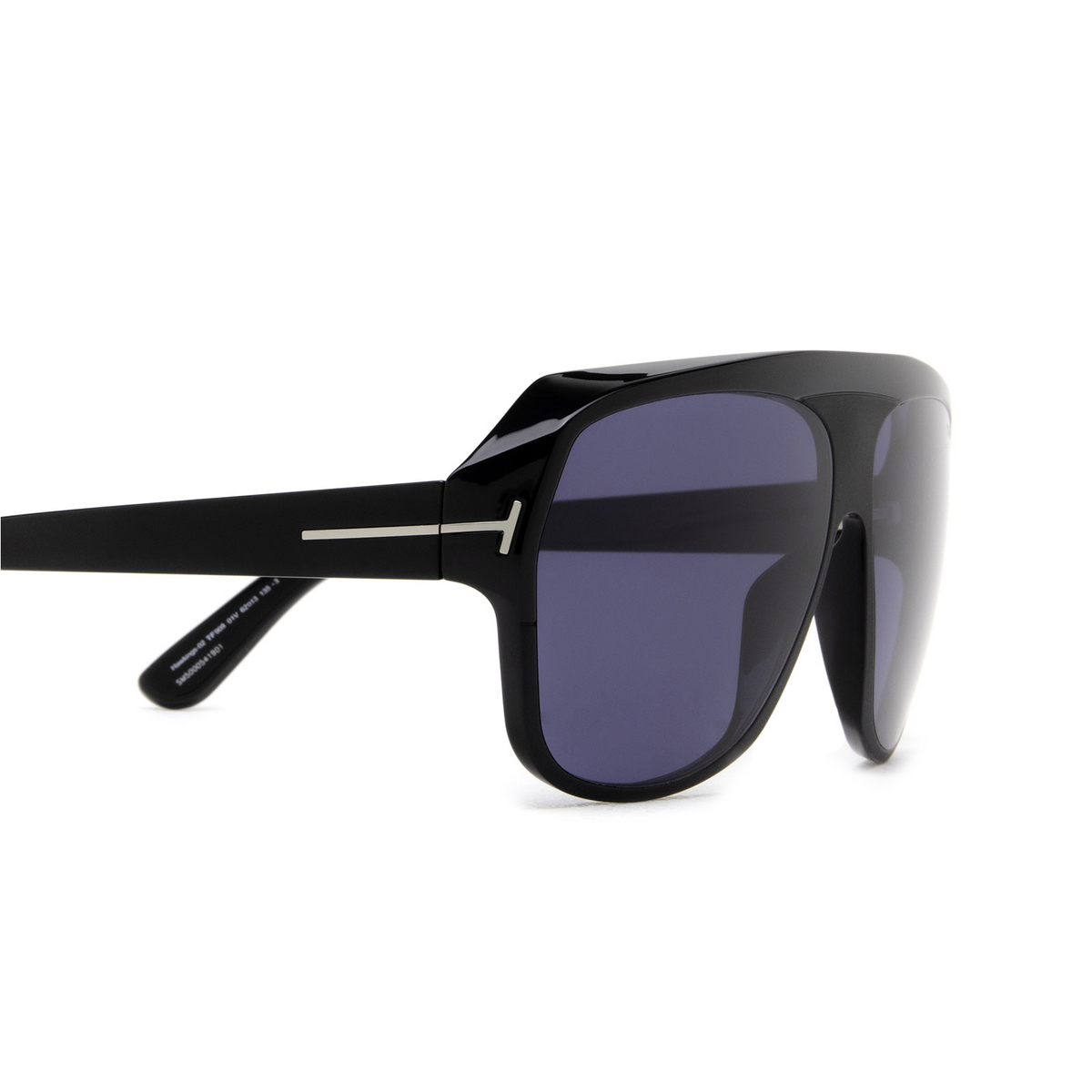 Tom Ford® Square Sunglasses: FT0908 Hawkings-02 color 01V Black - 3/3