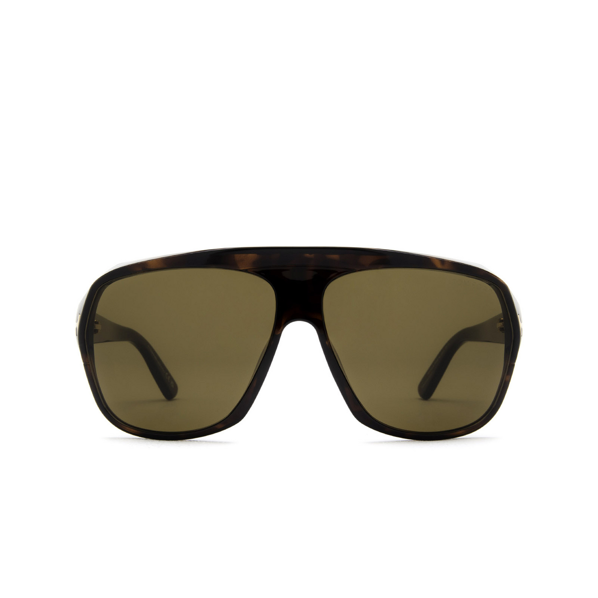 Tom Ford HAWKINGS-02 Sunglasses 52J Dark Havana - front view