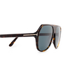 Tom Ford HAYES Sunglasses 52V dark havana - product thumbnail 3/4