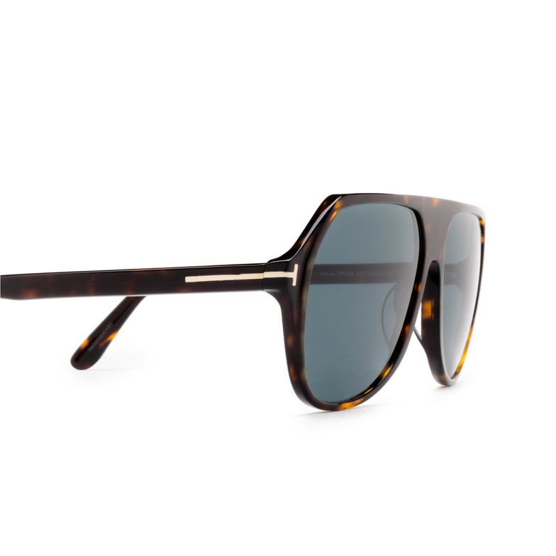 Tom Ford HAYES Sunglasses 52V dark havana - 3/4