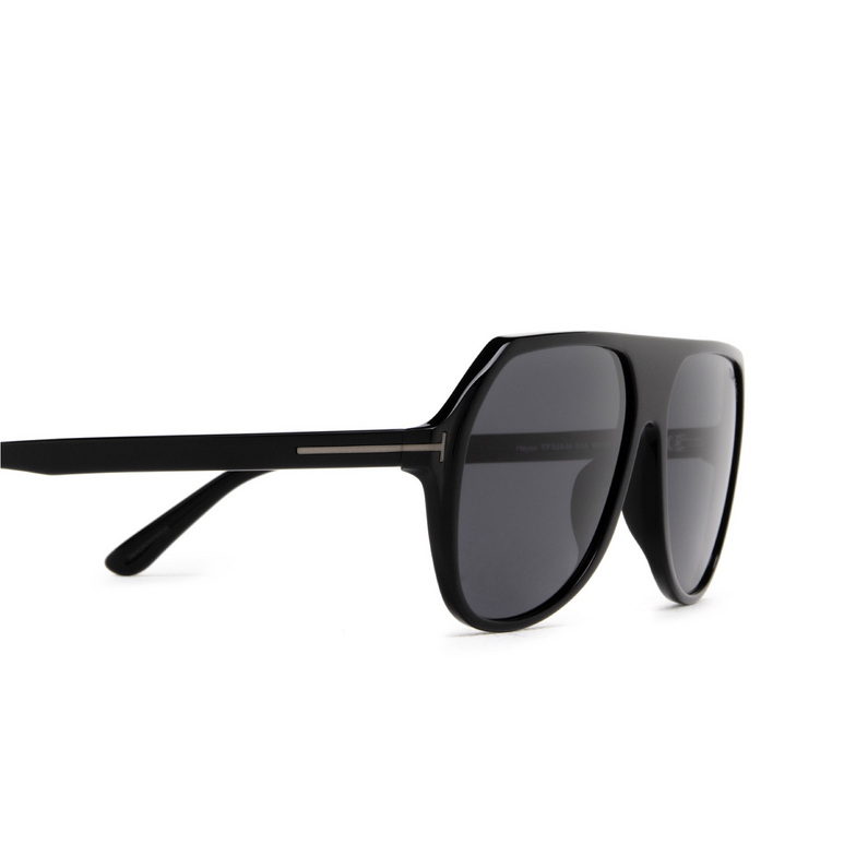 Tom Ford HAYES Sunglasses 01A black - 3/4