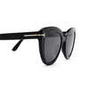 Tom Ford IZZI Sunglasses 01D black - product thumbnail 3/4