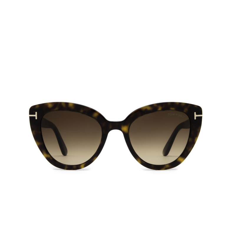 Tom Ford IZZI Sunglasses 52F dark havana - 1/4