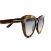 Tom Ford IZZI Sunglasses 53P havana - product thumbnail 3/4