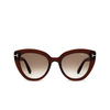 Gafas de sol Tom Ford IZZI 66G red - Miniatura del producto 1/4