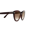 Tom Ford IZZI Sunglasses 66G red - product thumbnail 3/4