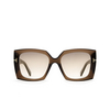 Tom Ford JACQUETTA Sunglasses 48G dark brown - product thumbnail 1/4