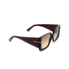 Tom Ford JACQUETTA Sonnenbrillen 69T bordeaux - Produkt-Miniaturansicht 2/4