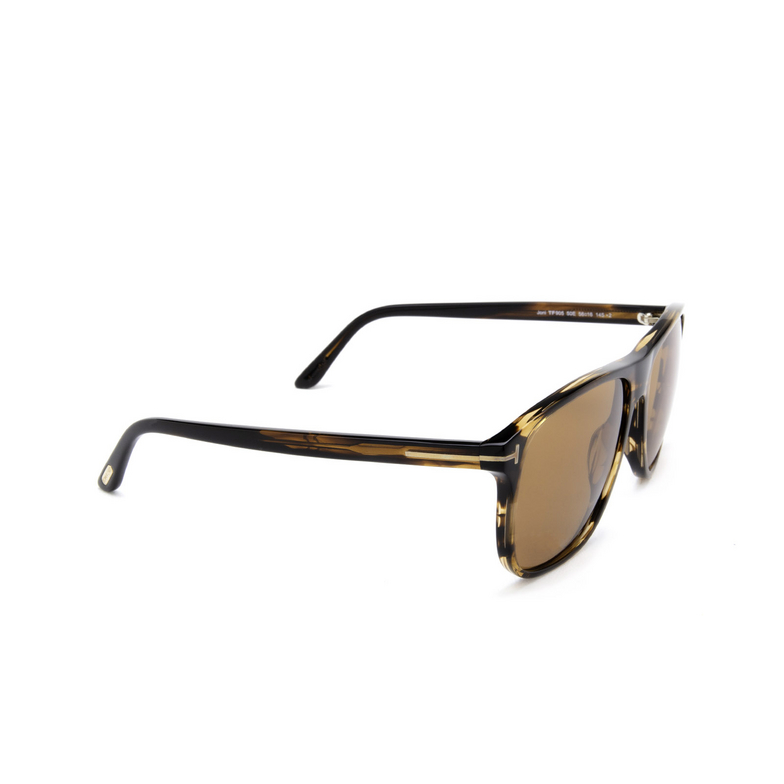 Tom Ford JONI Sunglasses 50E dark brown - 2/4