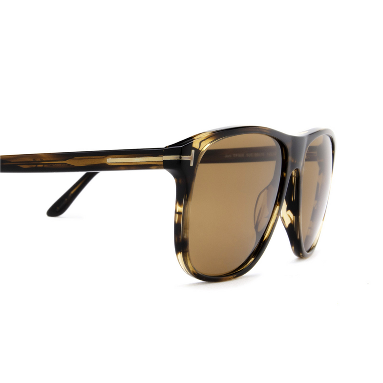 Tom Ford JONI Sunglasses 50E dark brown - 3/4