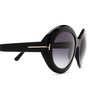Tom Ford LIYA-02 Sunglasses 01B black - product thumbnail 3/4