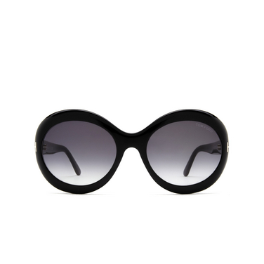 Tom Ford LIYA-02 Sunglasses 01B black - front view