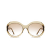 Tom Ford LIYA-02 Sunglasses 45T transparent brown - product thumbnail 1/4