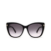 Gafas de sol Tom Ford NORA 01B black - Miniatura del producto 1/4