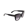 Tom Ford NORA Sunglasses 01B black - product thumbnail 2/4